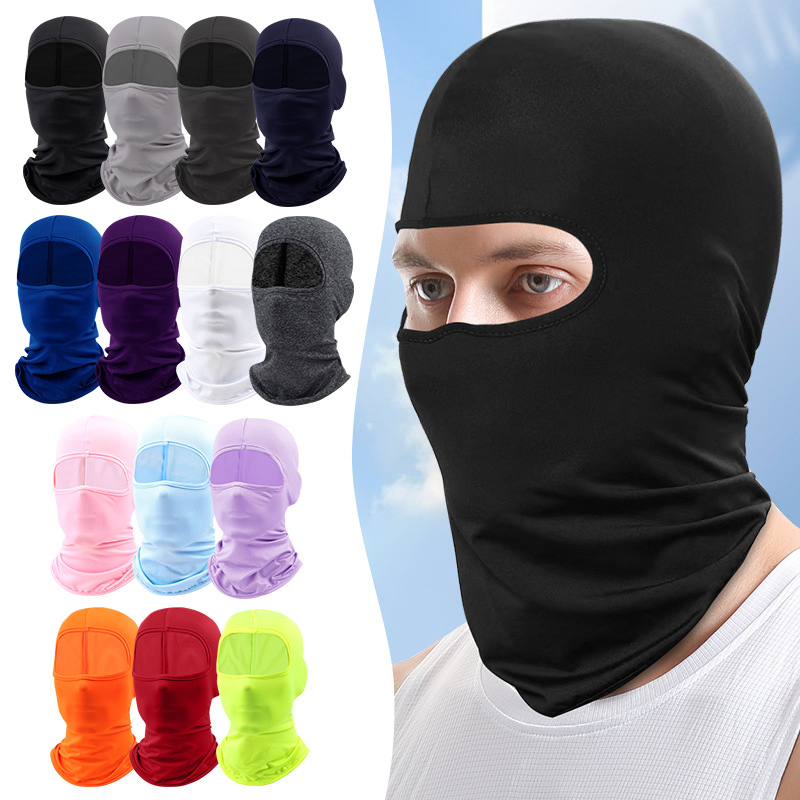 Women Man Outdoor Sports Nylon Windproof Head Caps Balaclava Hat Ski Bicycle Cycling Motorcycle Full Face Mask Hats