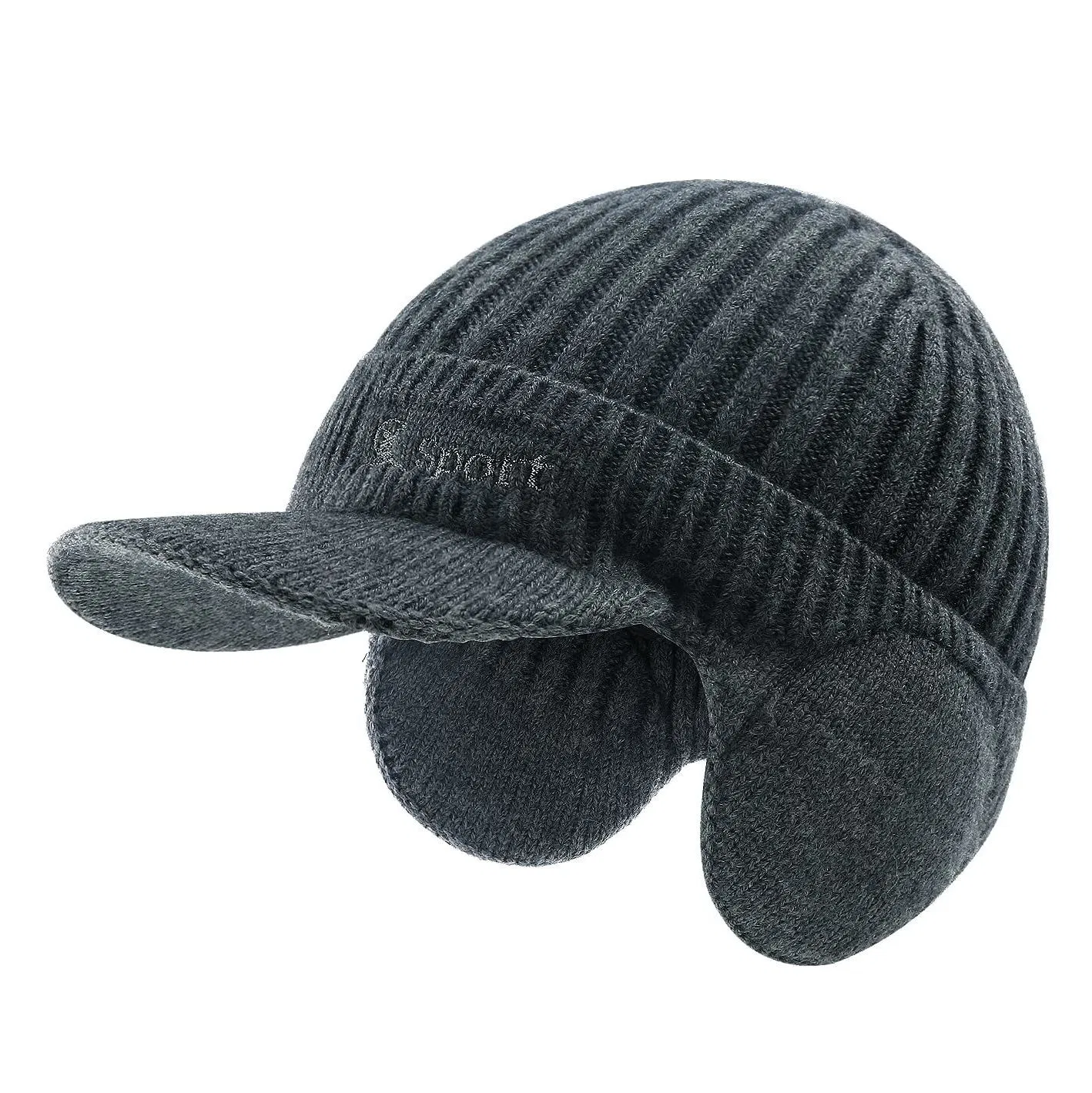 Brands Officially Licensed Factory Outdoor Men's Pullover Hat Warm and Thickened Duck Tongue Knitted Ear Protection Baseball Hat