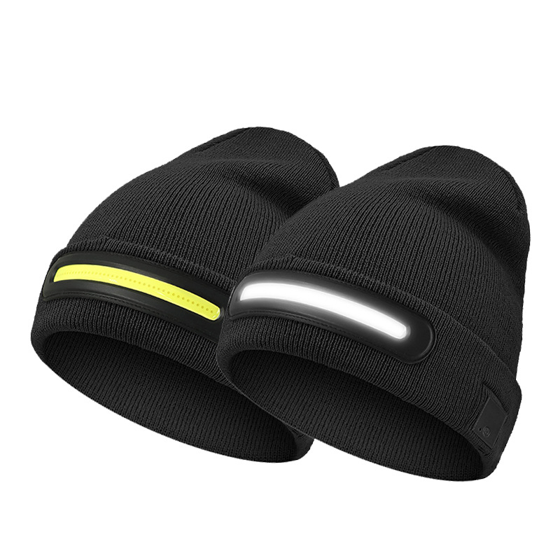 Outdoor Lighting Headlamp Cap LED Beanie Hat with Light
