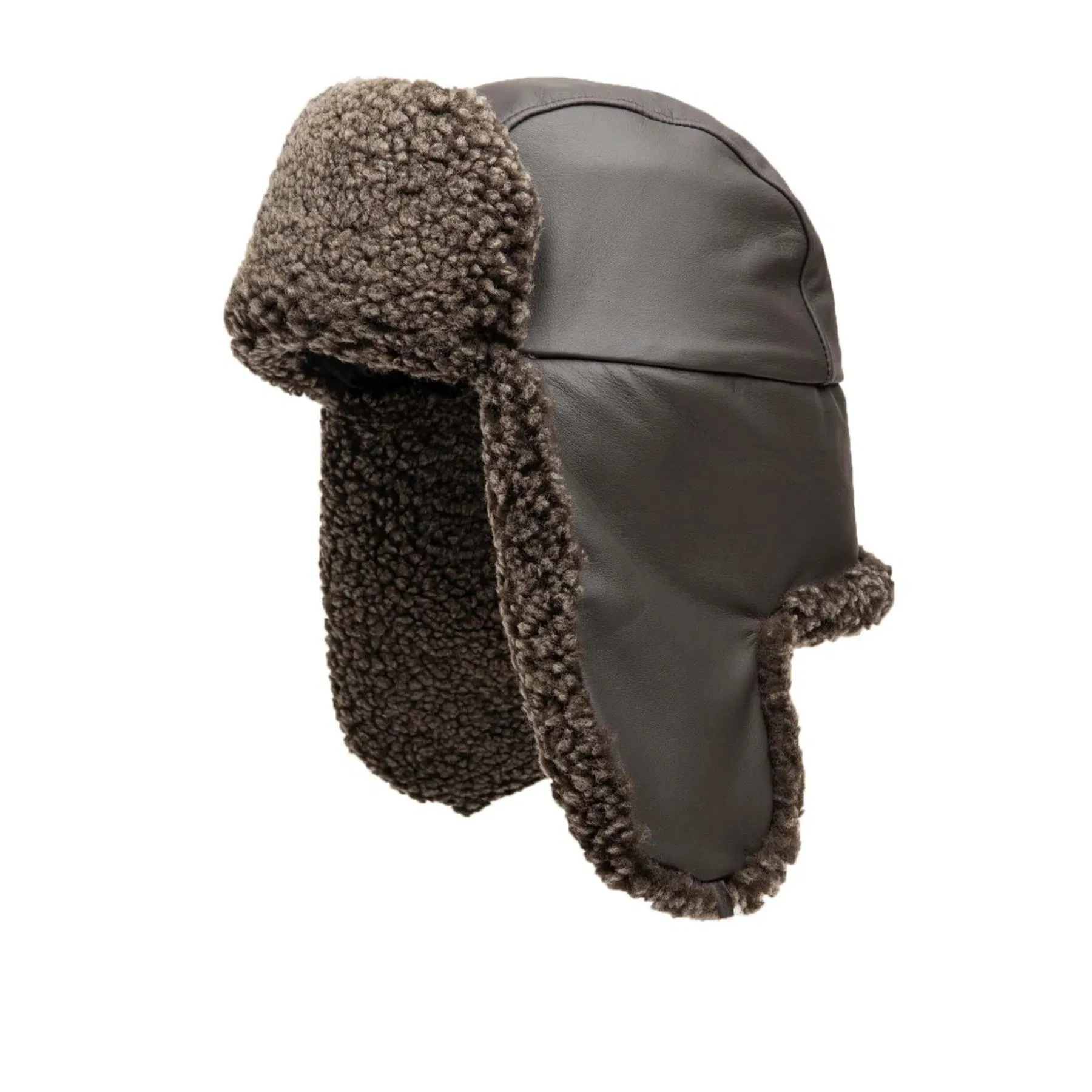 High Quality Wholesale Cheap Facemask Winter Hats Warm PU Fabric Aviator Hat with Embroidery Logo Pilot OEM Aviator Hat