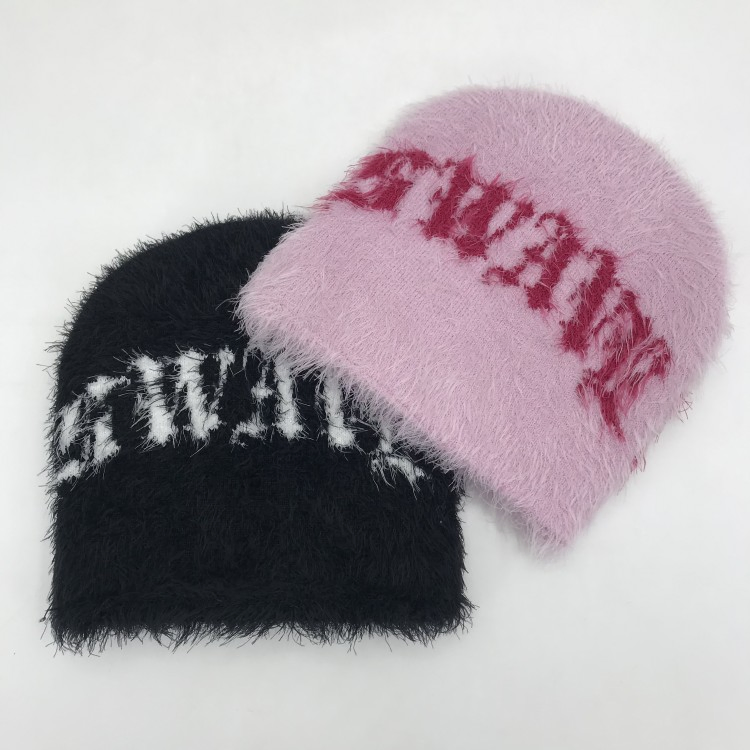 Custom Mohair Winter Hat Outdoor Unisex Beanie Hat