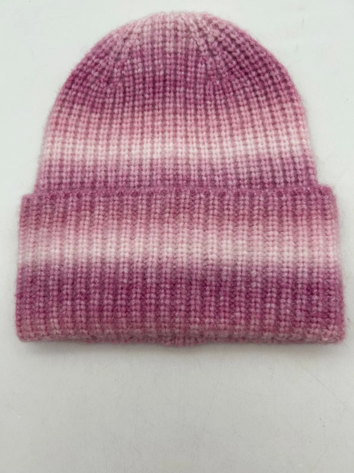 Vibrant Multicolored Gradient Knit Cap for Stylish Winter Wear