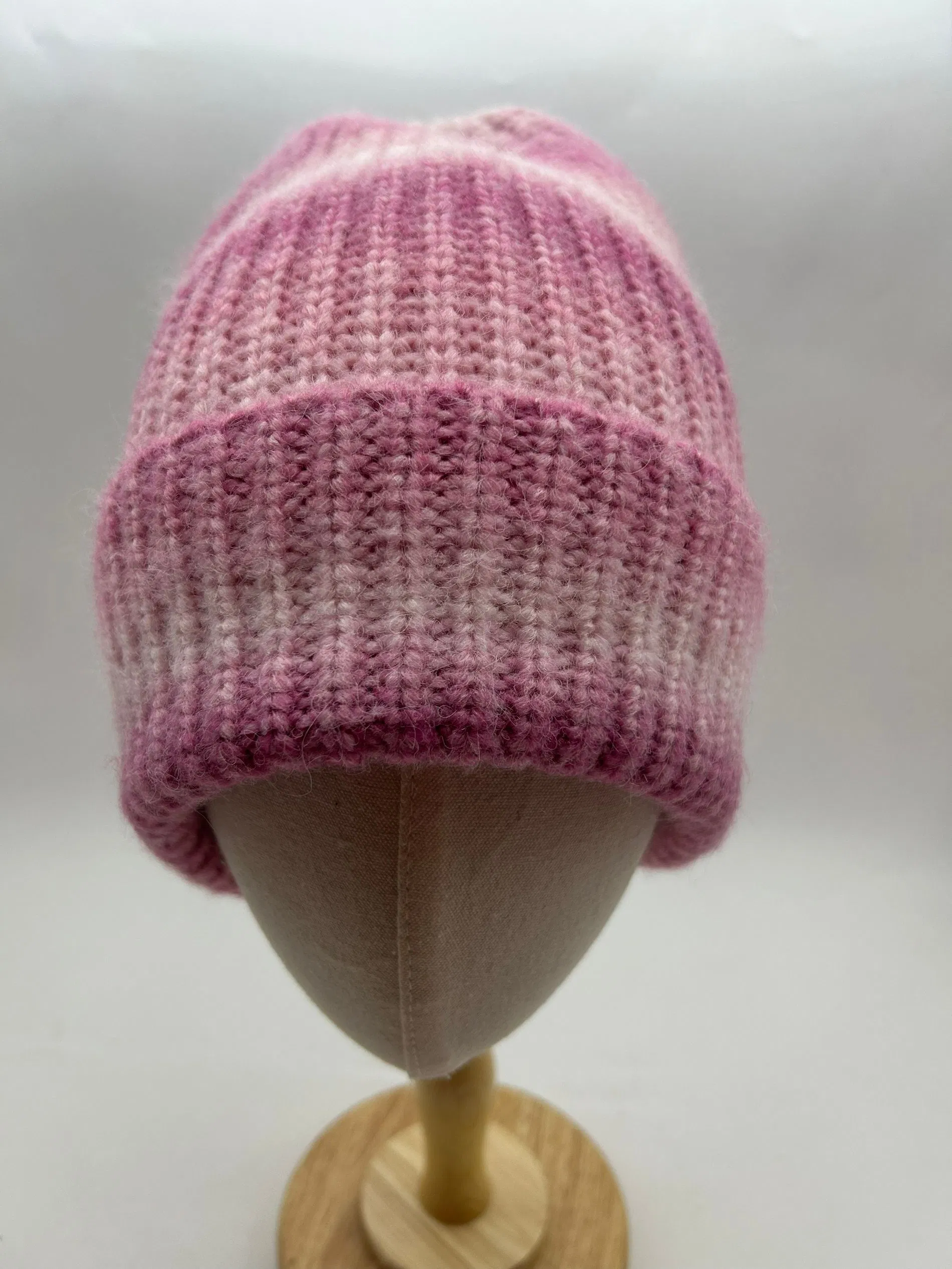 Vibrant Multicolored Gradient Knit Cap for Stylish Winter Wear