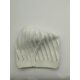 Trendy Ladies White Rivet Beanie Hat with POM-POM Hat