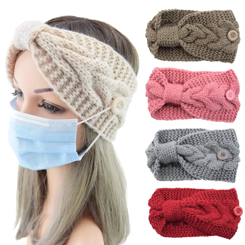 Faux Cashmere Hindu Hat Muslim Hat Woolen Knit Hat Crossover Pullover Hat Bohemian Wrap Hat