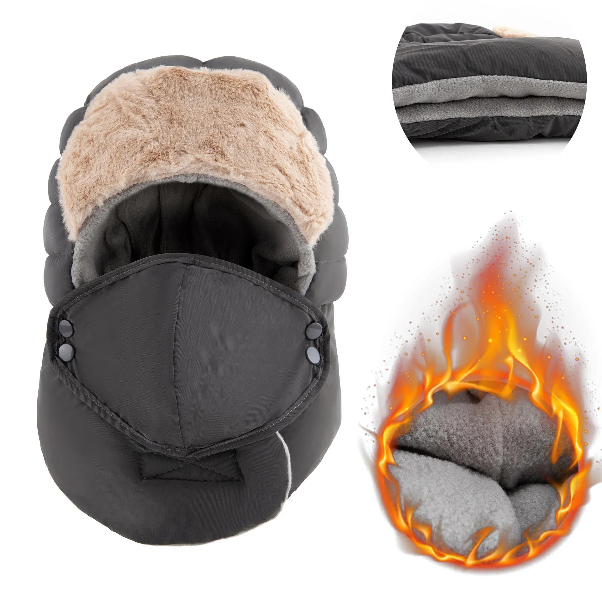 New Thickened Warm Ear-Protection Ski Hat Character Cold-Proof Wind-Resistant Men Women Adults&#39;outdoor Goggles Inspired Lei