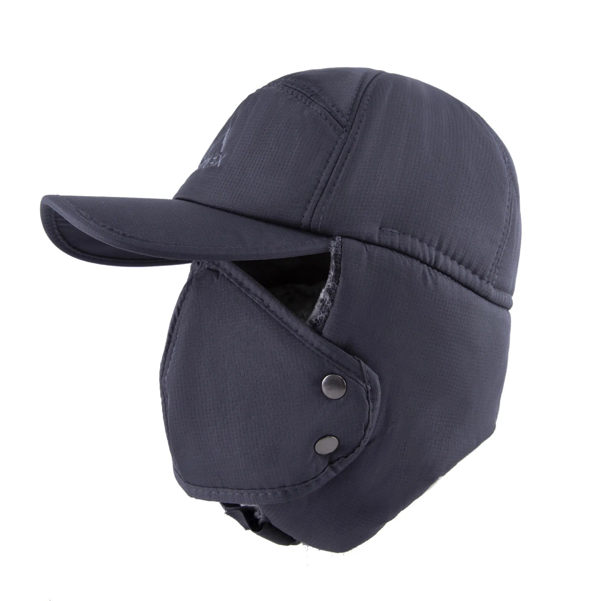 Thick Warm Fleece-Lined Winter Hat for Men and Adults