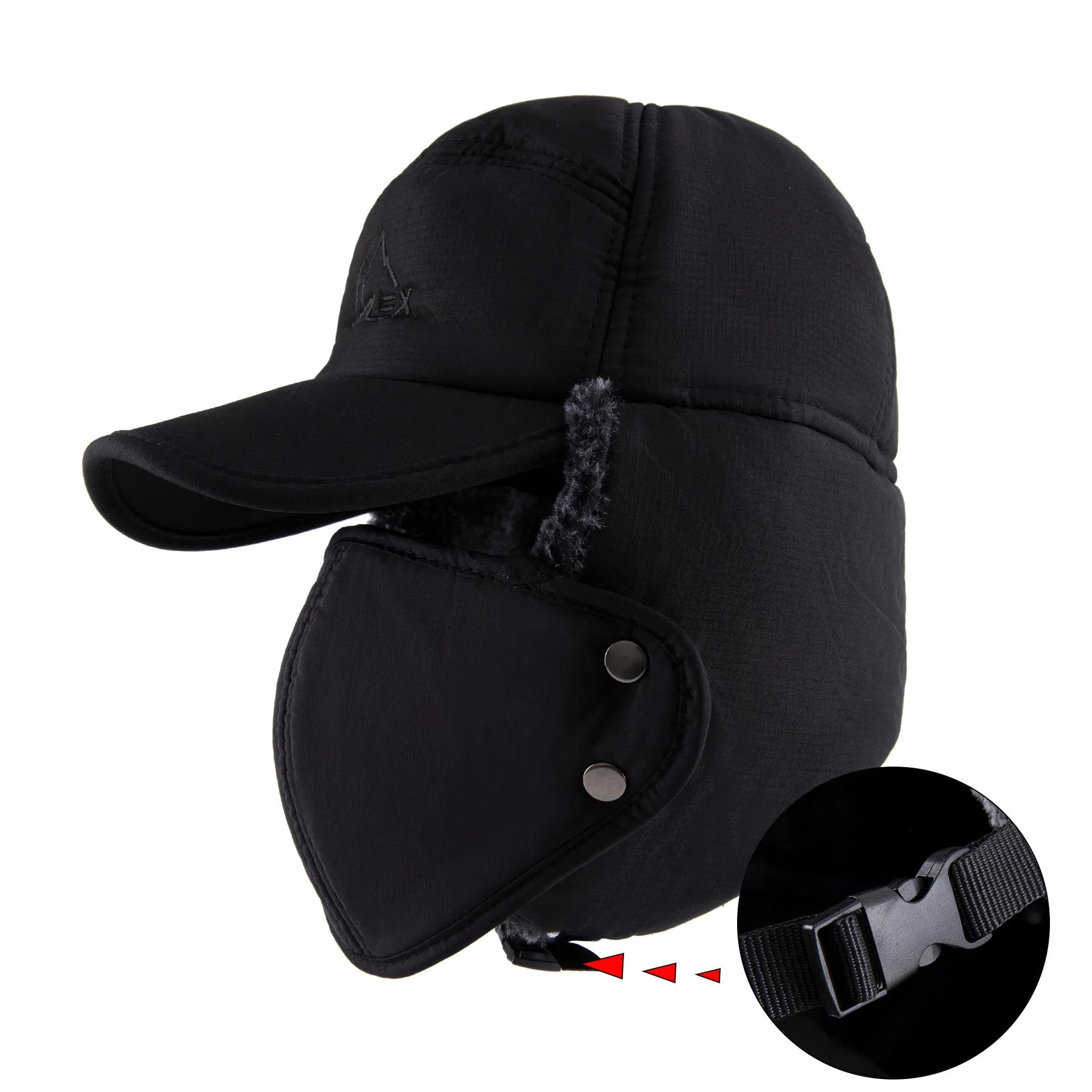 Thick Warm Fleece-Lined Winter Hat for Men and Adults