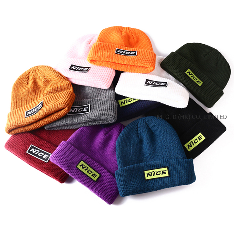 Cheap Beanie Wholesale Plain Ml-Black Wool Beanie