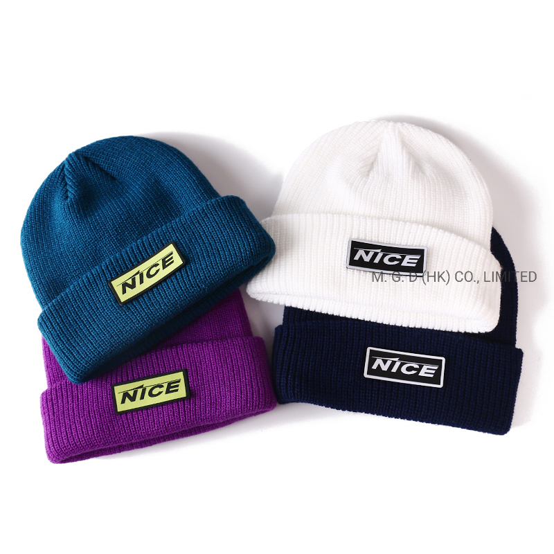 Cheap Beanie Wholesale Plain Ml-Black Wool Beanie
