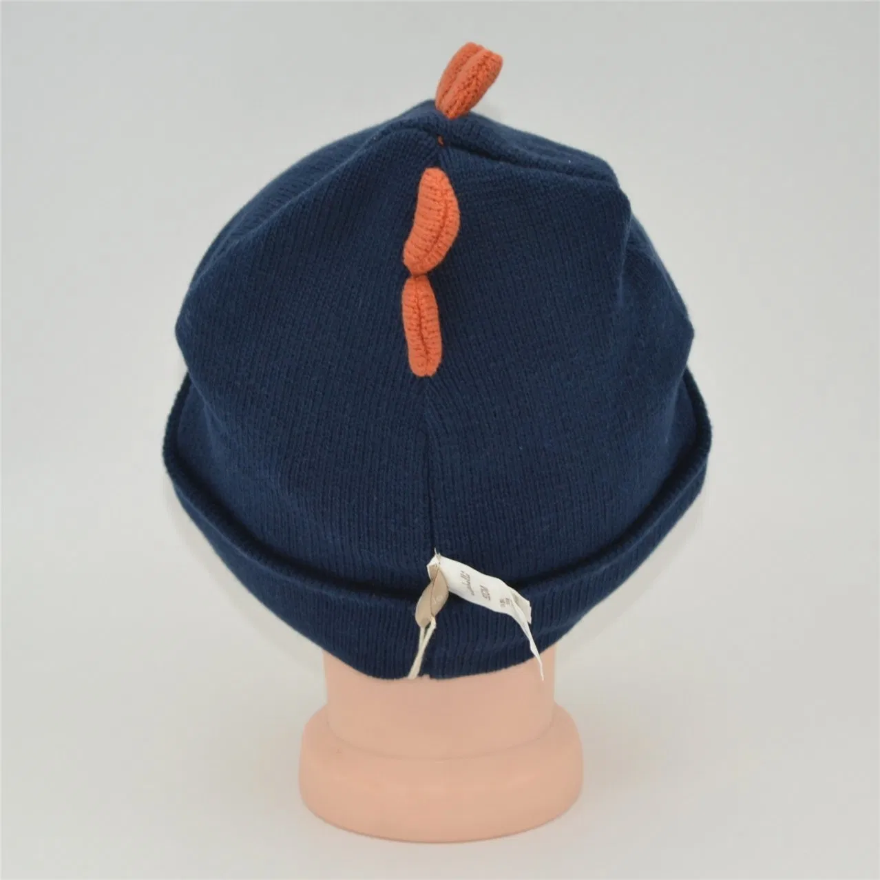 Custom Logo Embroidery Cartoon Kids Knitted Hat with Fleece Lining OEM Winter Beanie for Children with Recycled Yarn POM POM