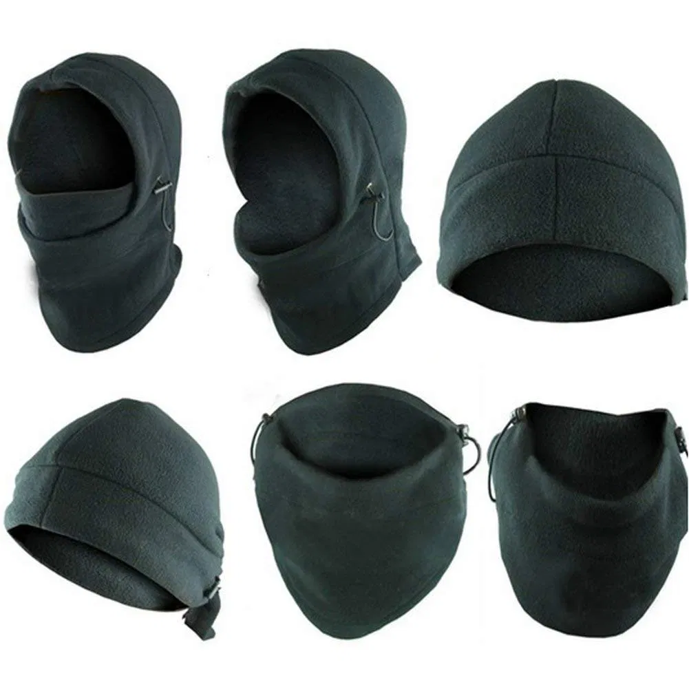 Multifunctional Winter Warm Protection Balaclava Hood Ski Bike Cycling Face Mask Cap Fleeces Helmet