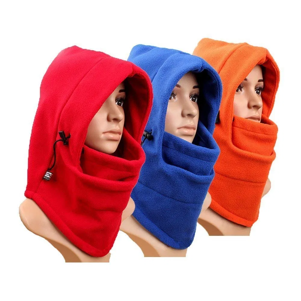 Multifunctional Winter Warm Protection Balaclava Hood Ski Bike Cycling Face Mask Cap Fleeces Helmet