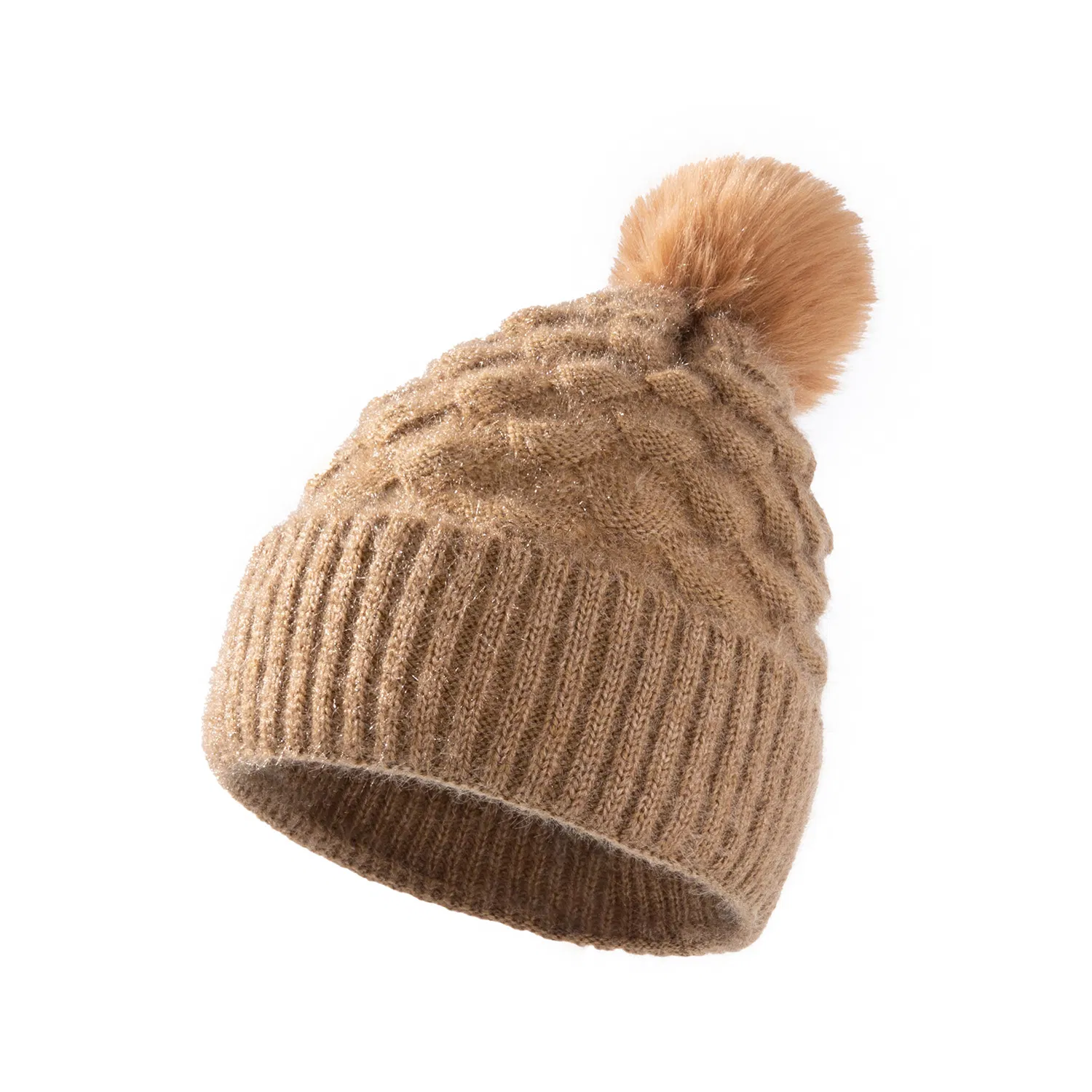 New Winter Hats for Women Custom Solid Color Knitted Hat