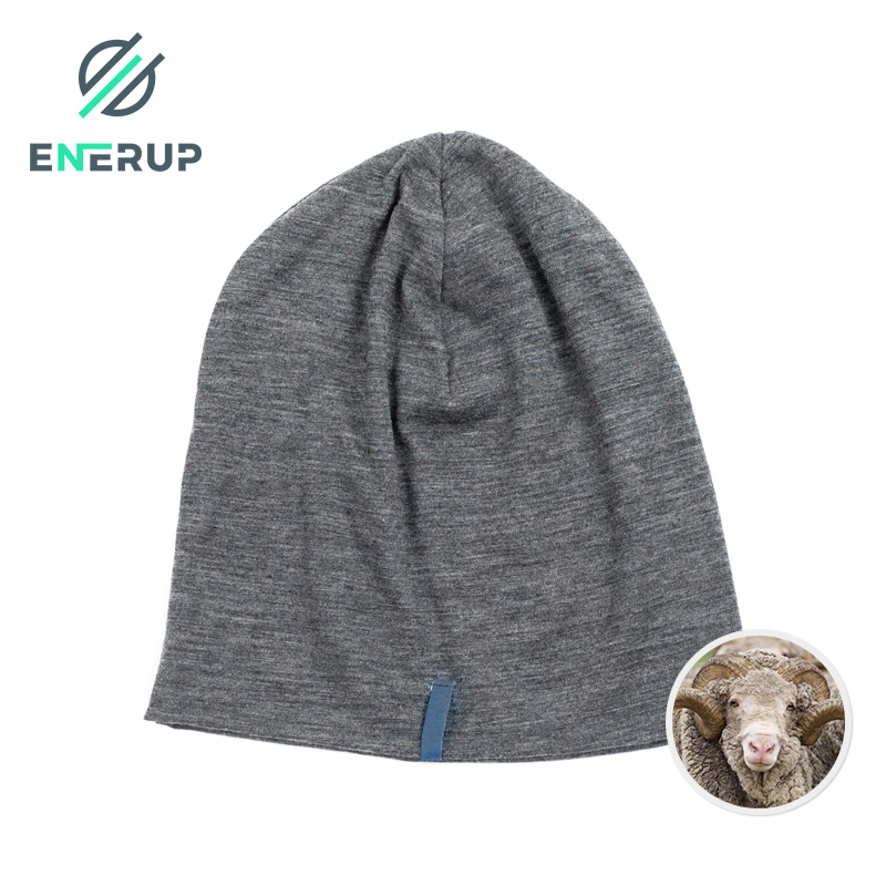 Enerup Custom 100% Merino Wool Womens Long Winter Hat