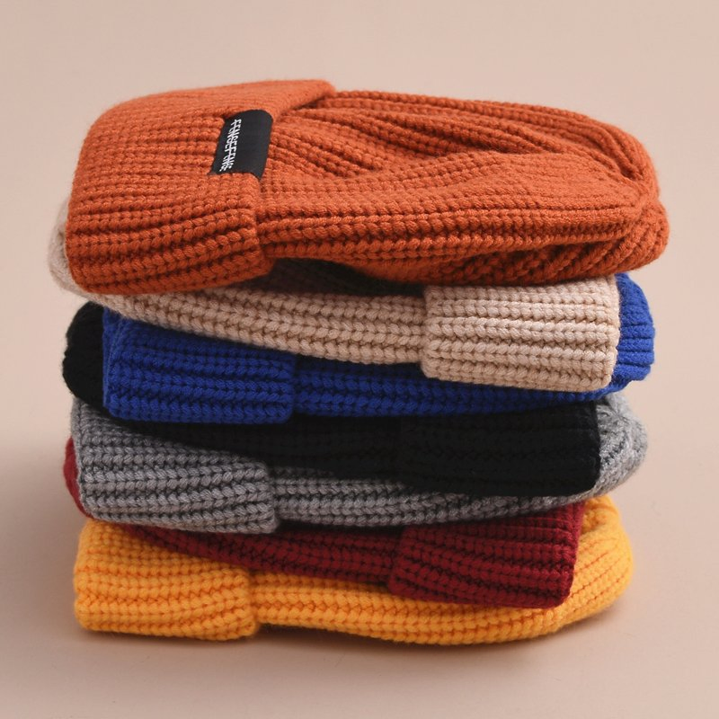 Custom Patch Knitting Winter Beanies Hats