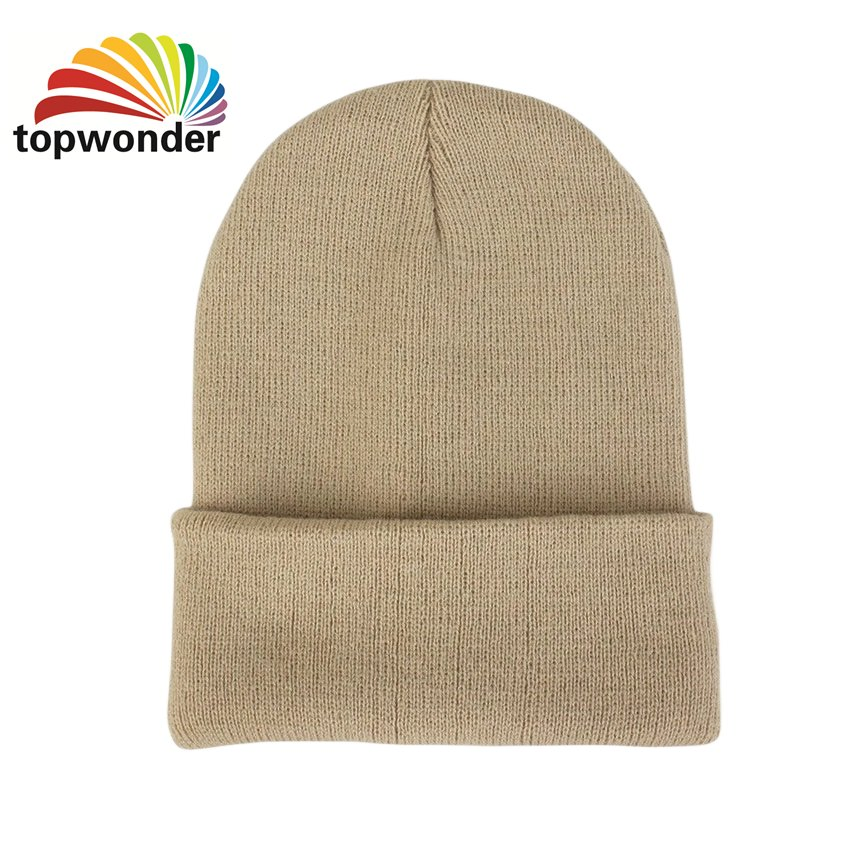 Customize and Wholesale Solid Color Winter Hat Winter Cap Winter Beanie in Many Colors and Designs