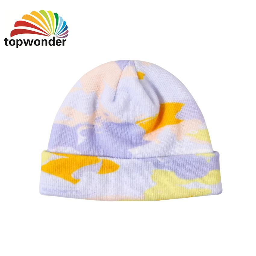 Wholesale and Customize Fashion Winter Knit Heat Transfer Printing Beanie or Cap in Many Colors and Designs at Low Prices