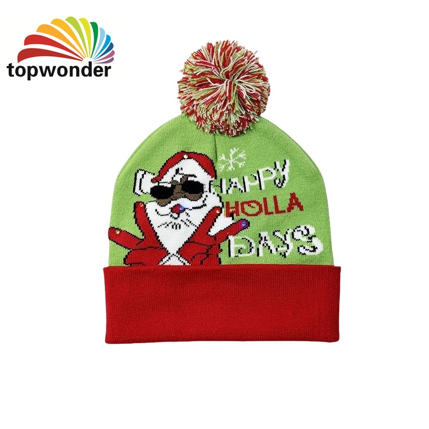 Wholesale and Customize Winter Printing Beanie Knit Hat Cap in Many Designs at Low Prices