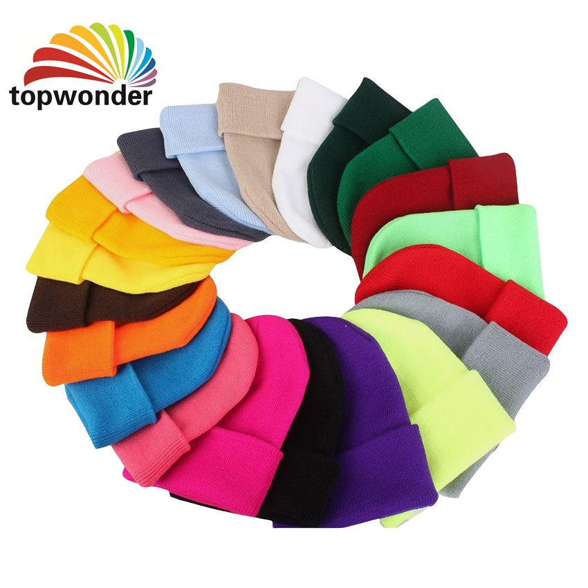 Customize and Wholesale Solid Color Winter Hat Winter Cap Winter Beanie in Many Colors and Designs
