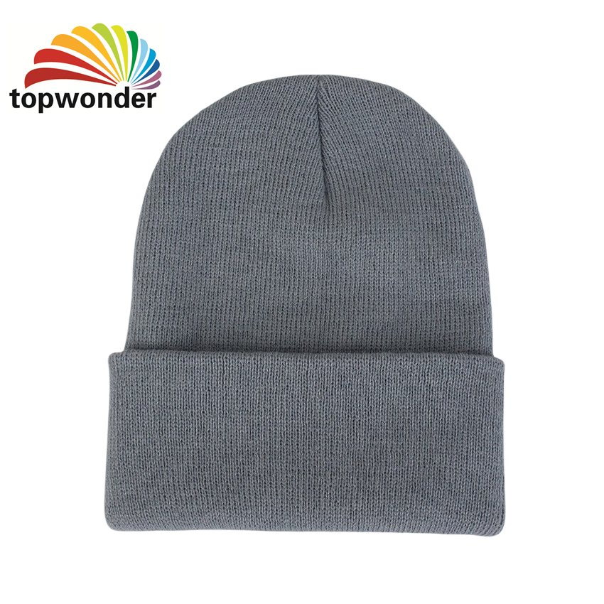 Customize and Wholesale Solid Color Winter Hat Winter Cap Winter Beanie in Many Colors and Designs