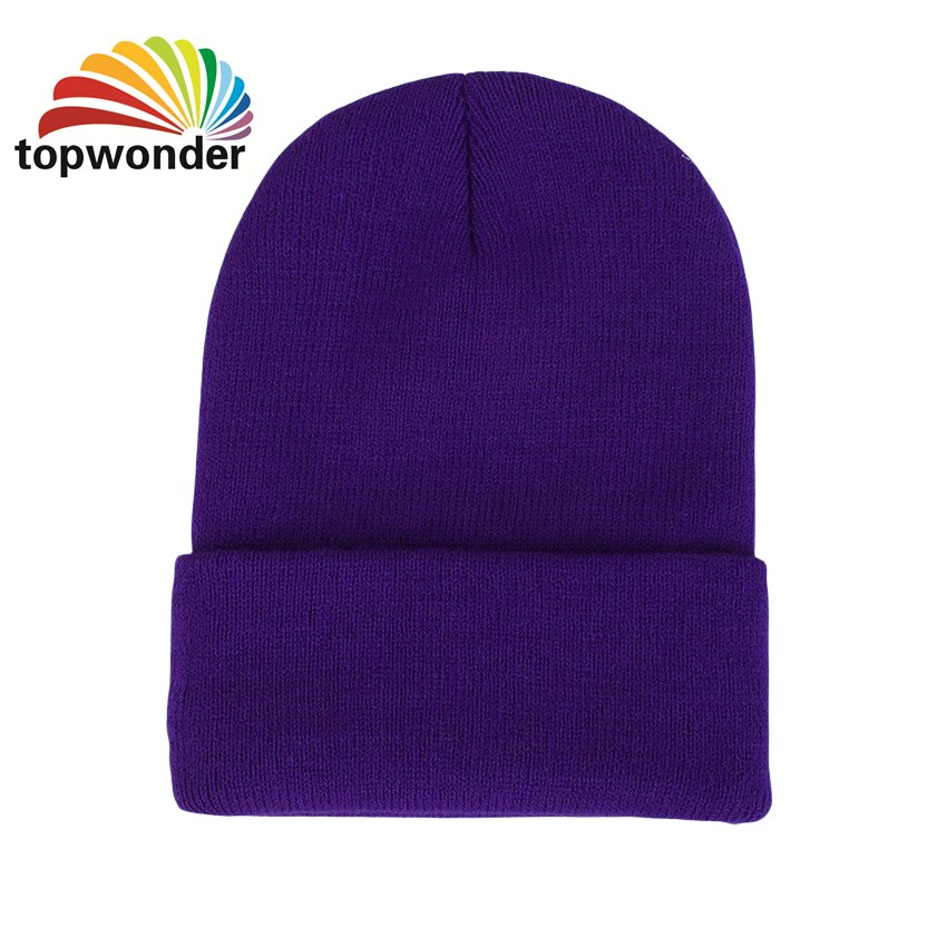 Customize and Wholesale Solid Color Winter Hat Winter Cap Winter Beanie in Many Colors and Designs
