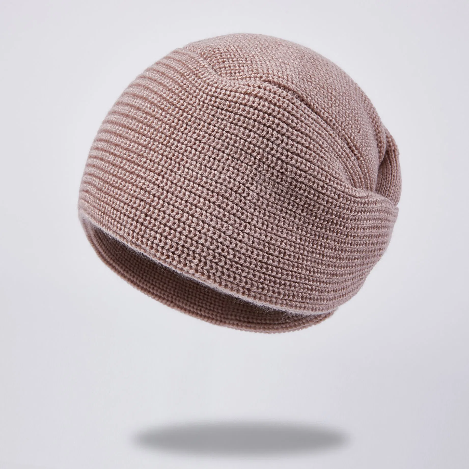 New Design Premium Wool Solid Color Knit Cold Hat Bobble Hat Woolen Beanie