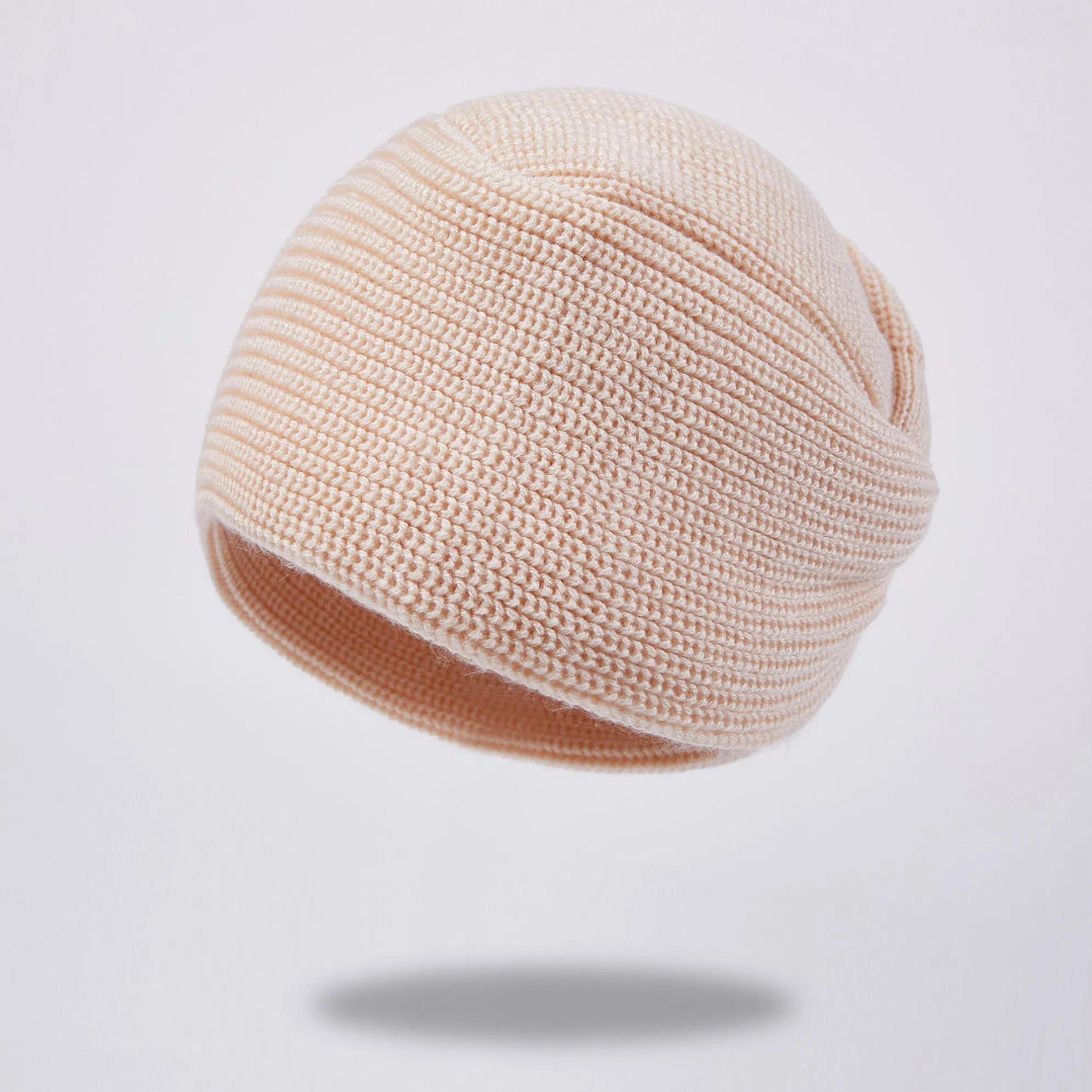 New Design Premium Wool Solid Color Knit Cold Hat Bobble Hat Woolen Beanie