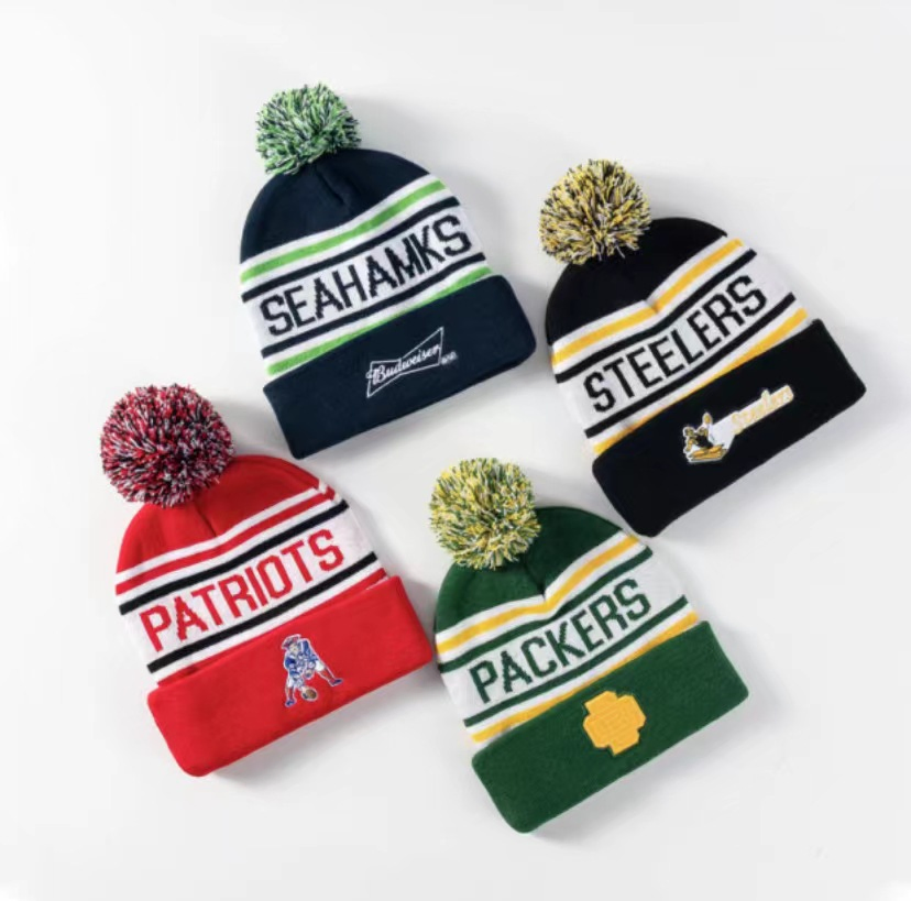 Jacquard Acrylic Knitted Beanie Hat with Custom Logo of Warm Winter Hat
