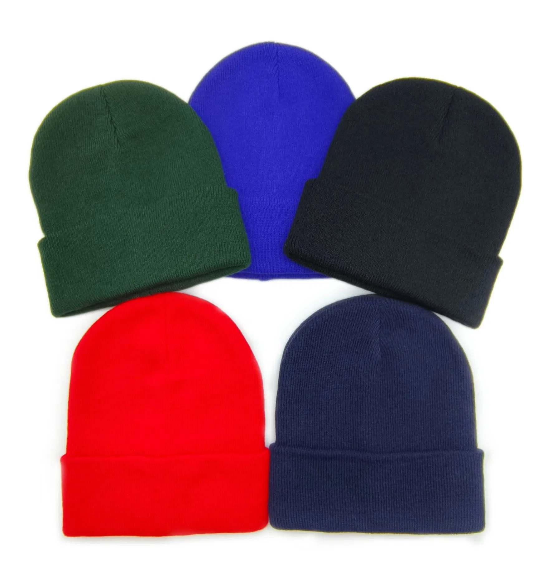 Wholesale Colorful Basic Acrylic Knitted Beanies Hat for Brand Promotion and Gifts