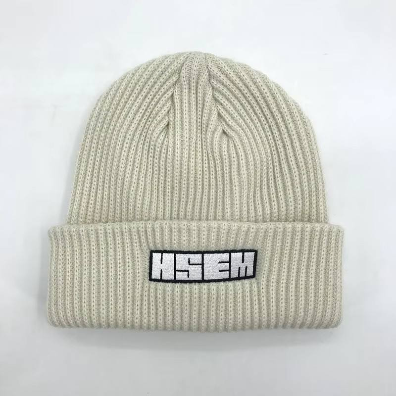 Trendy Acrylic Knitted Winter Hat for Outdoor Adventures