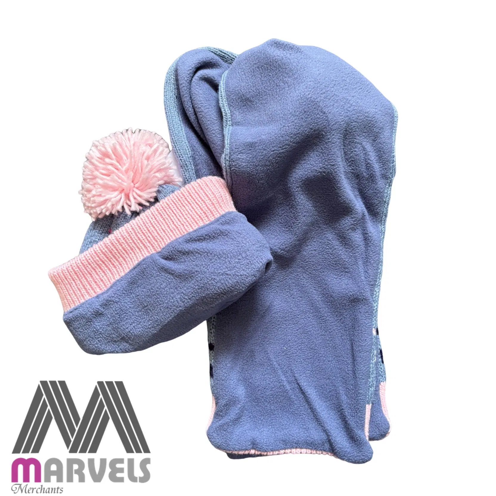 Knitted Beanie Gloves Acrylic Warm Hat Glove Sets for Men Women