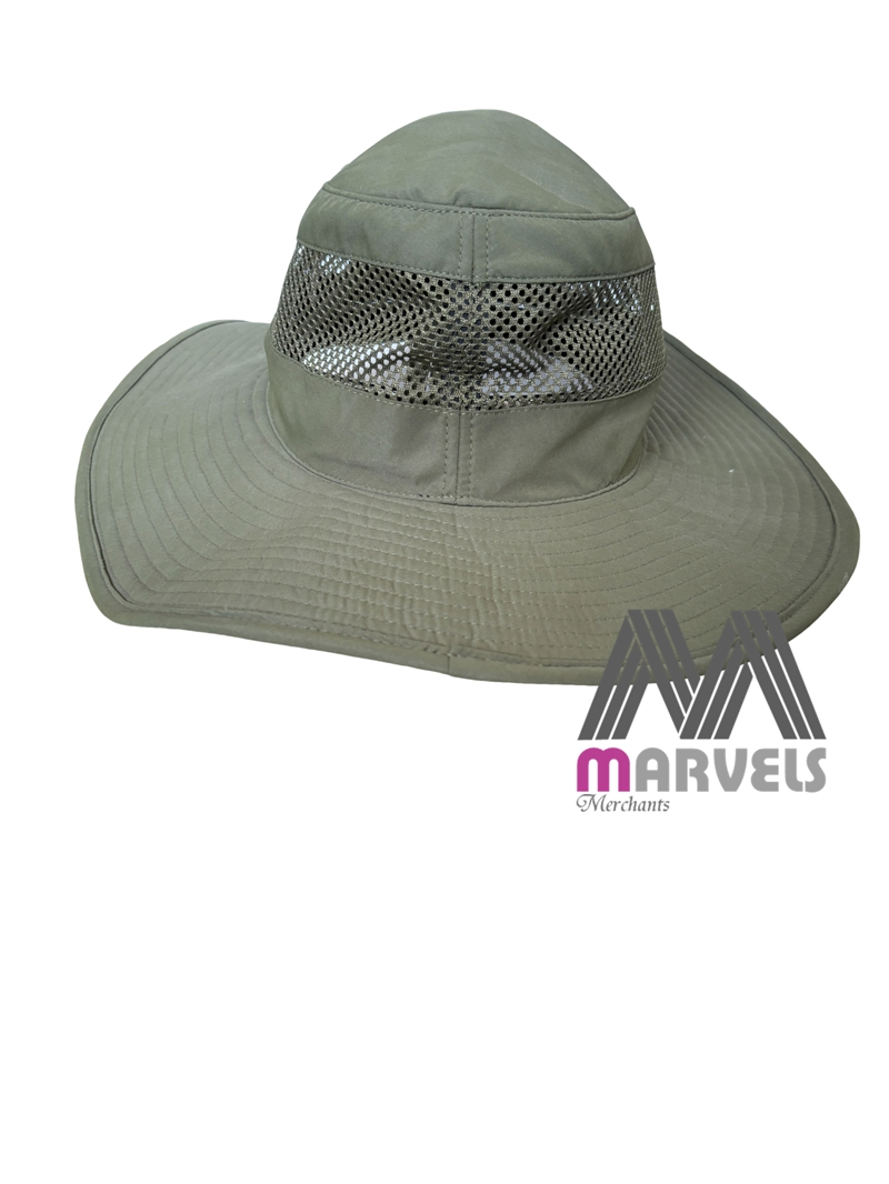 Water-Resistant Bucket Hat Wide Brim Sun Protection Summer Beach Hat