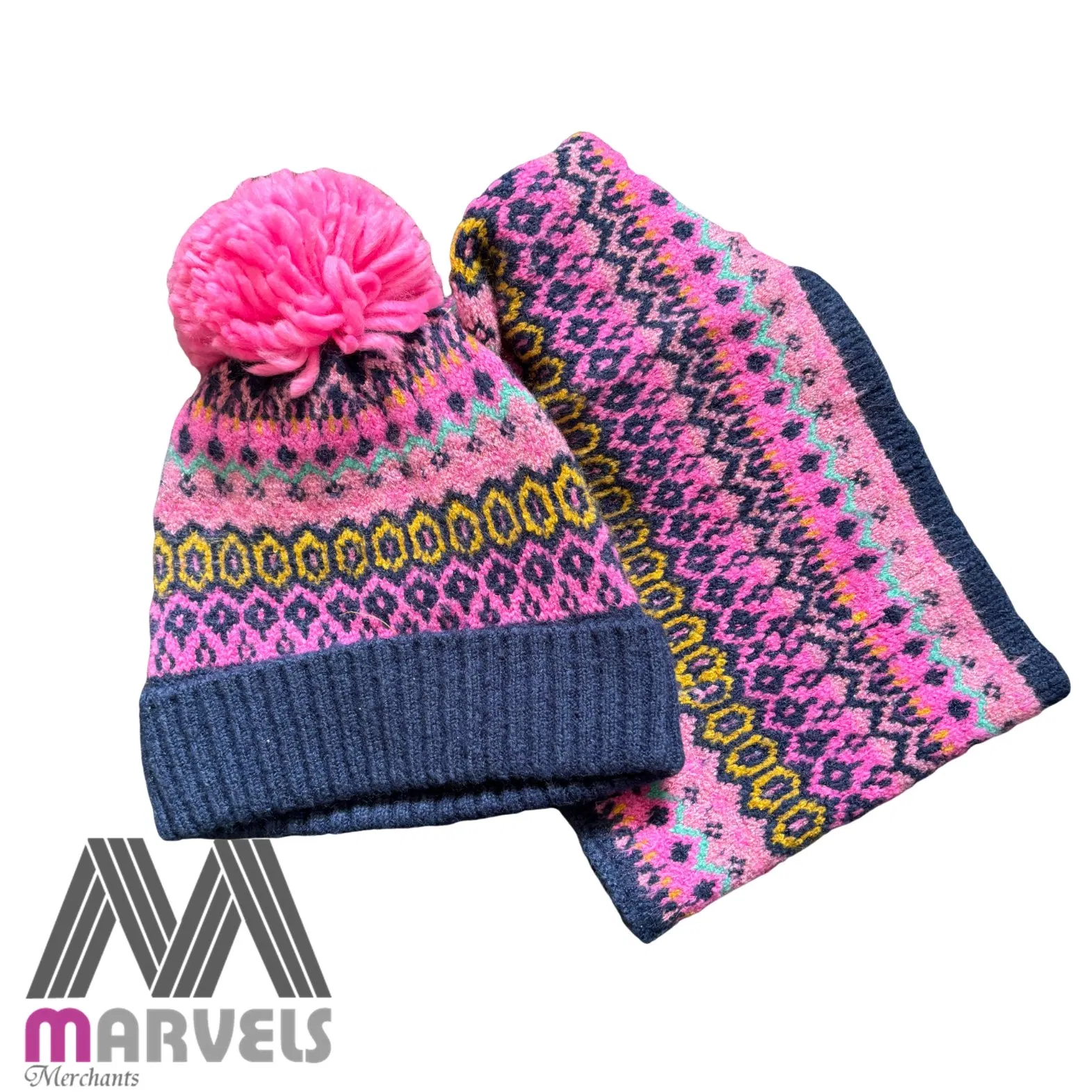 Knitted Beanie Gloves Acrylic Warm Hat Glove Sets for Men Women
