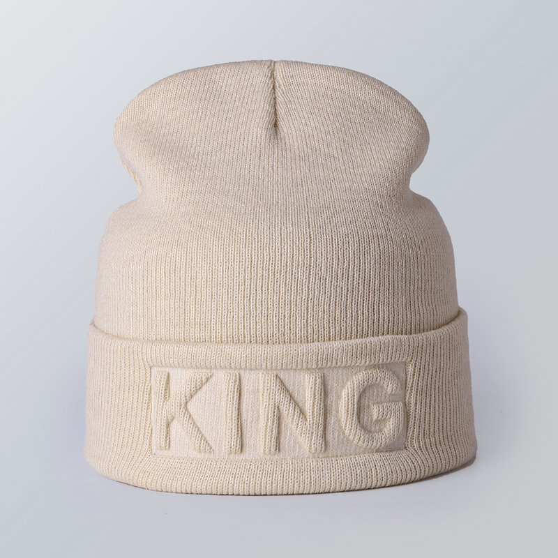 Hot Selling Custom Logo Winter Knitted Ski Casual Beanie Hat Letters Jacquard Winter Warm Knitted Beanie Hats