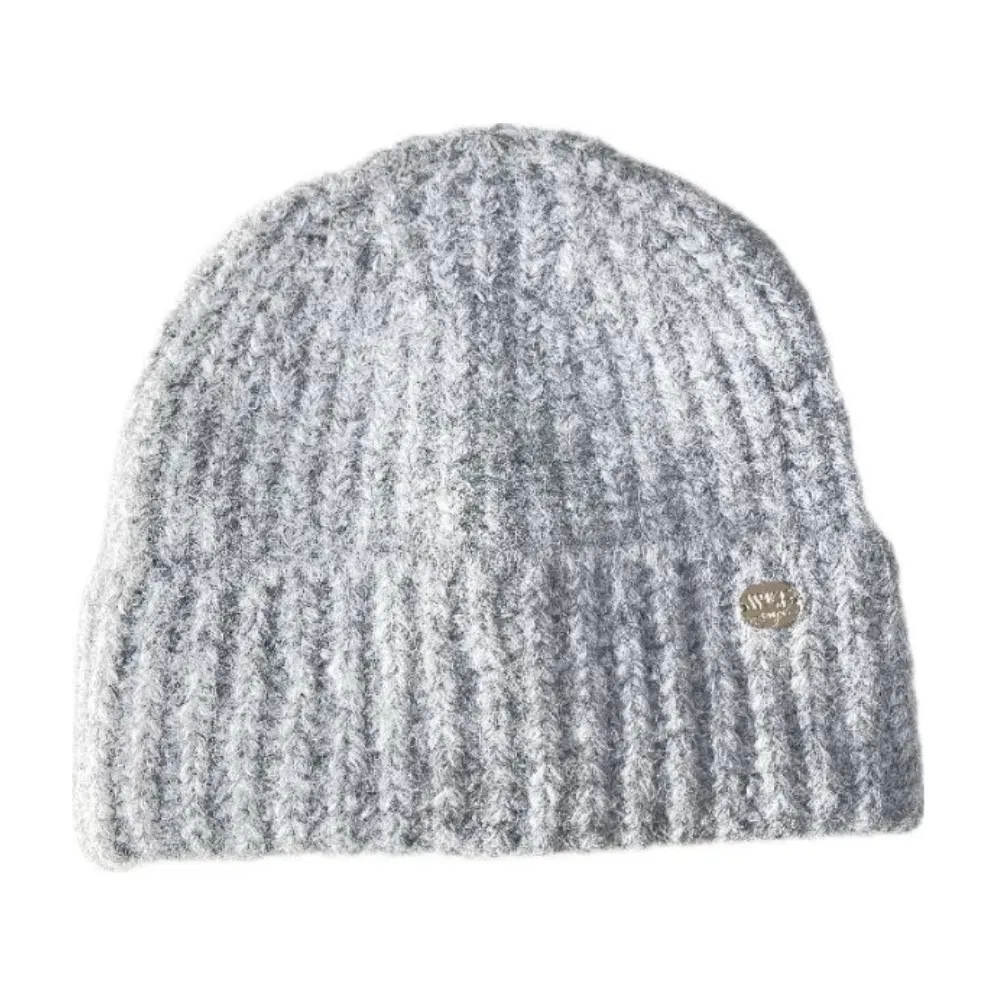 Wool Blended Winter Fashion Knitted Beanie Hat Warm Patterned Cuffed Cap