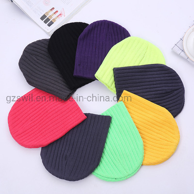 Fashion Digital Printing Decoration Promotion Warm Soft Blank Knitted Hats