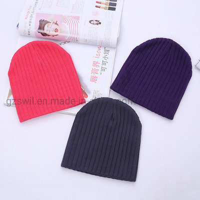 Fashion Digital Printing Decoration Promotion Warm Soft Blank Knitted Hats