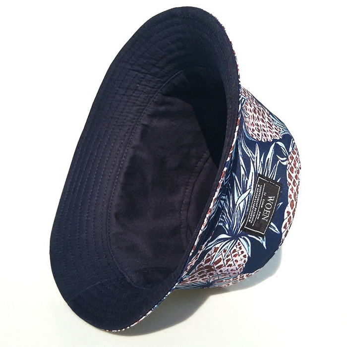 Reversible Bucket Hat Custom Floral Kids Bucket Hat Double Sided Printing Cap