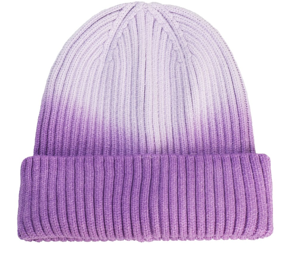 Unisex Thick Knitted Beanie for Men Women Space Dyeing Slouchy Ski Hat