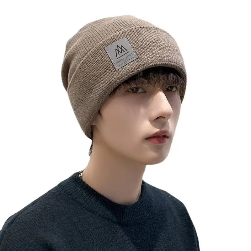 Fashionable and Versatile Velvet Toe Knitted Hat