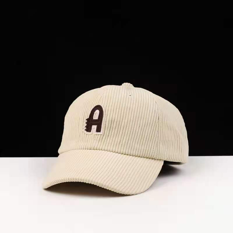 Winter Warm Corduroy Baseball Cap Embroidery OEM Cap BSCI Factory