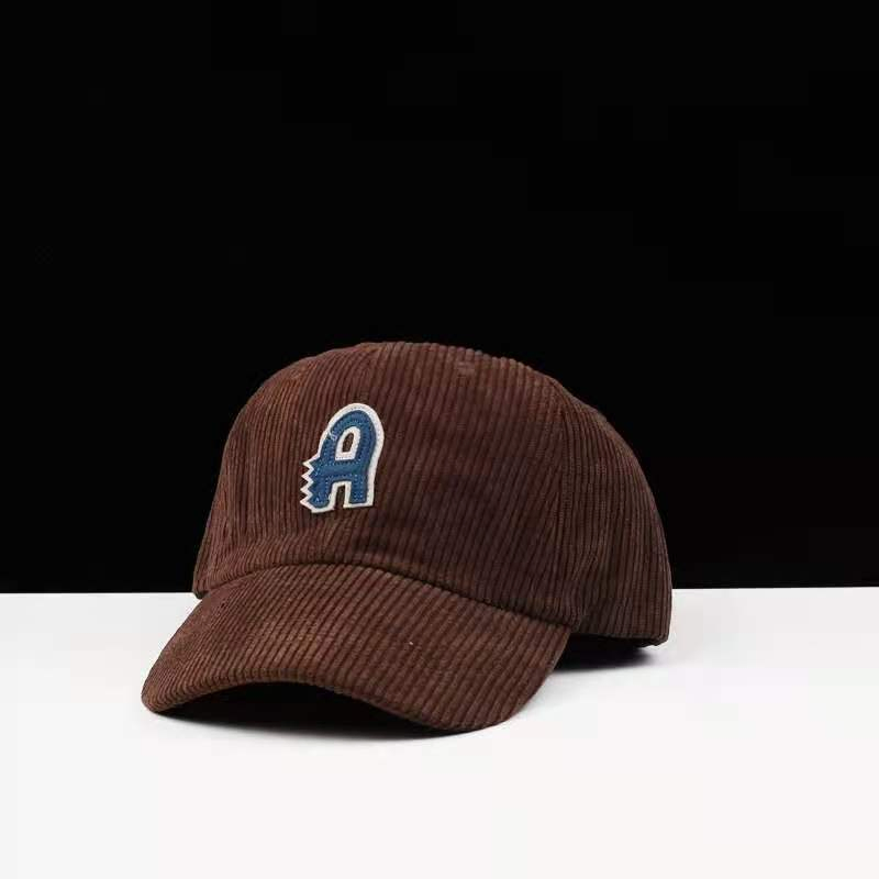 Winter Warm Corduroy Baseball Cap Embroidery OEM Cap BSCI Factory