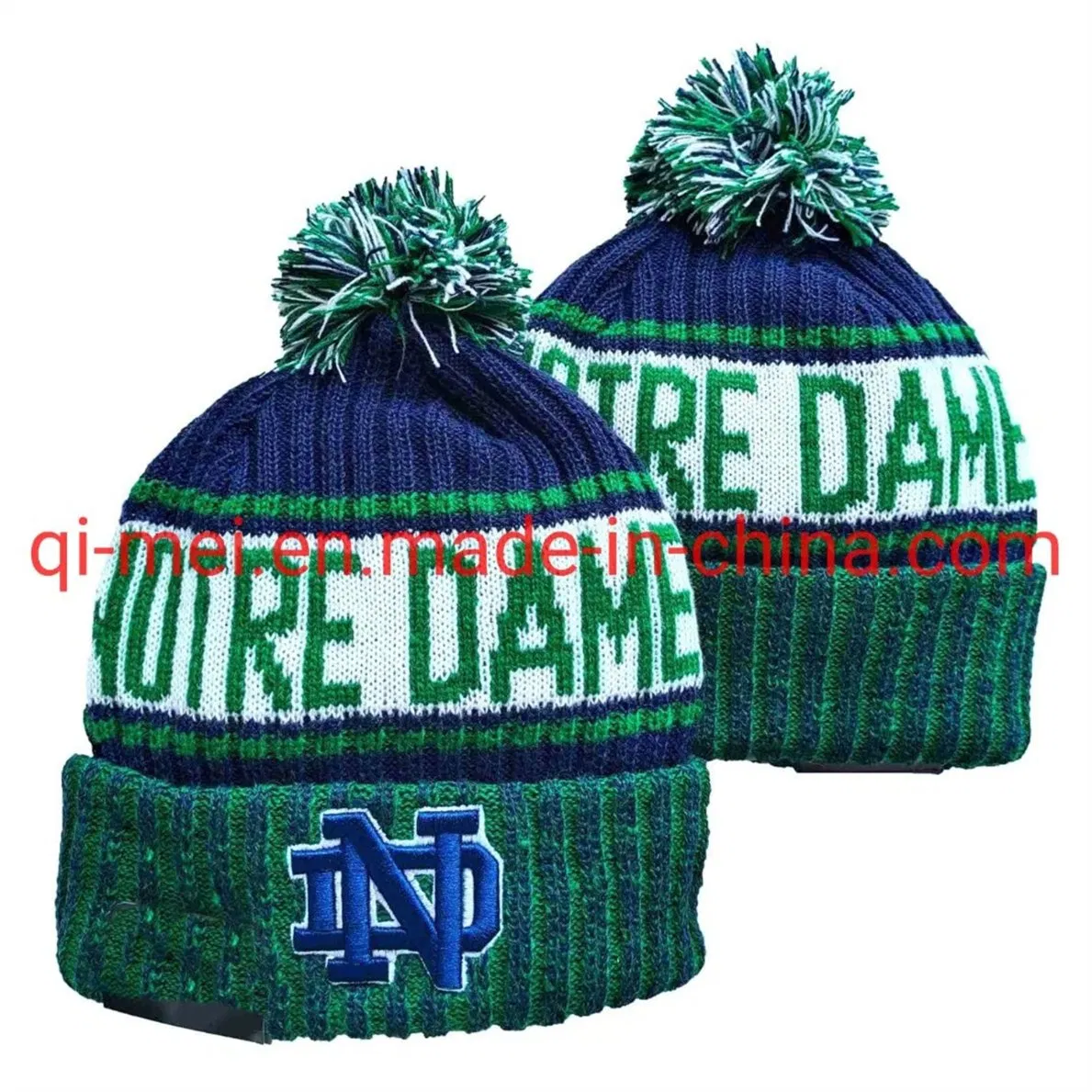 Fighting Panthers Syracuse Orange Volunteers Badgers 100th Season POM Sport Knit Hats Beanies