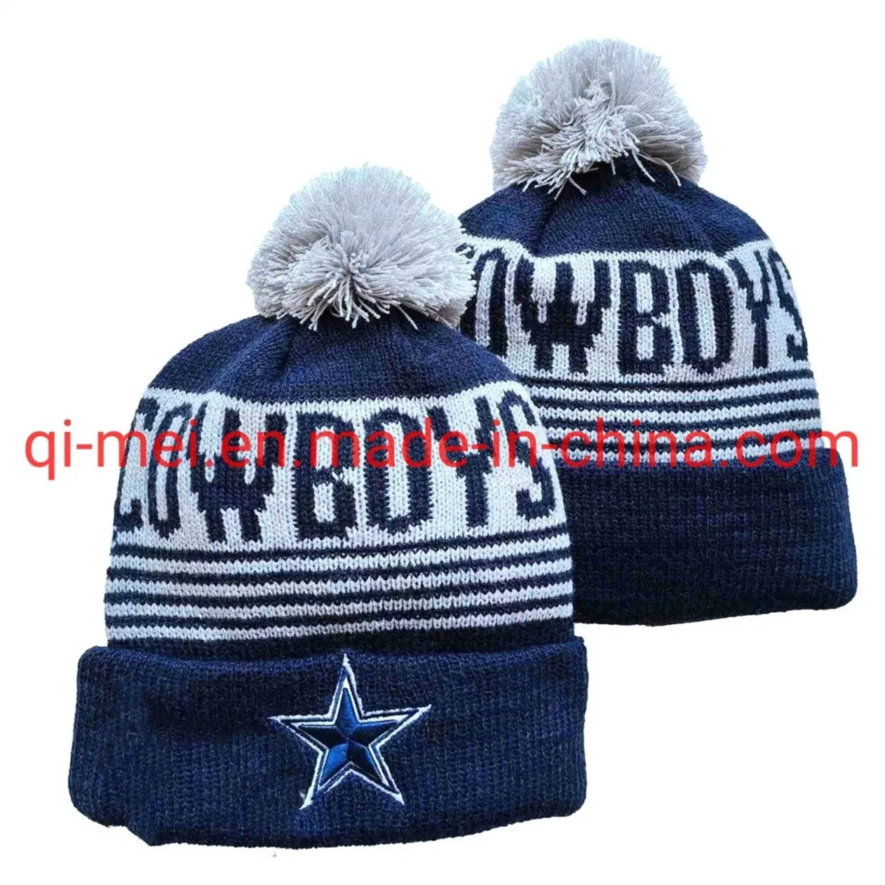 2022 Colts Bills Chiefs Pstriots Dolphins 100th Season POM Sport Knit Hats Beanies