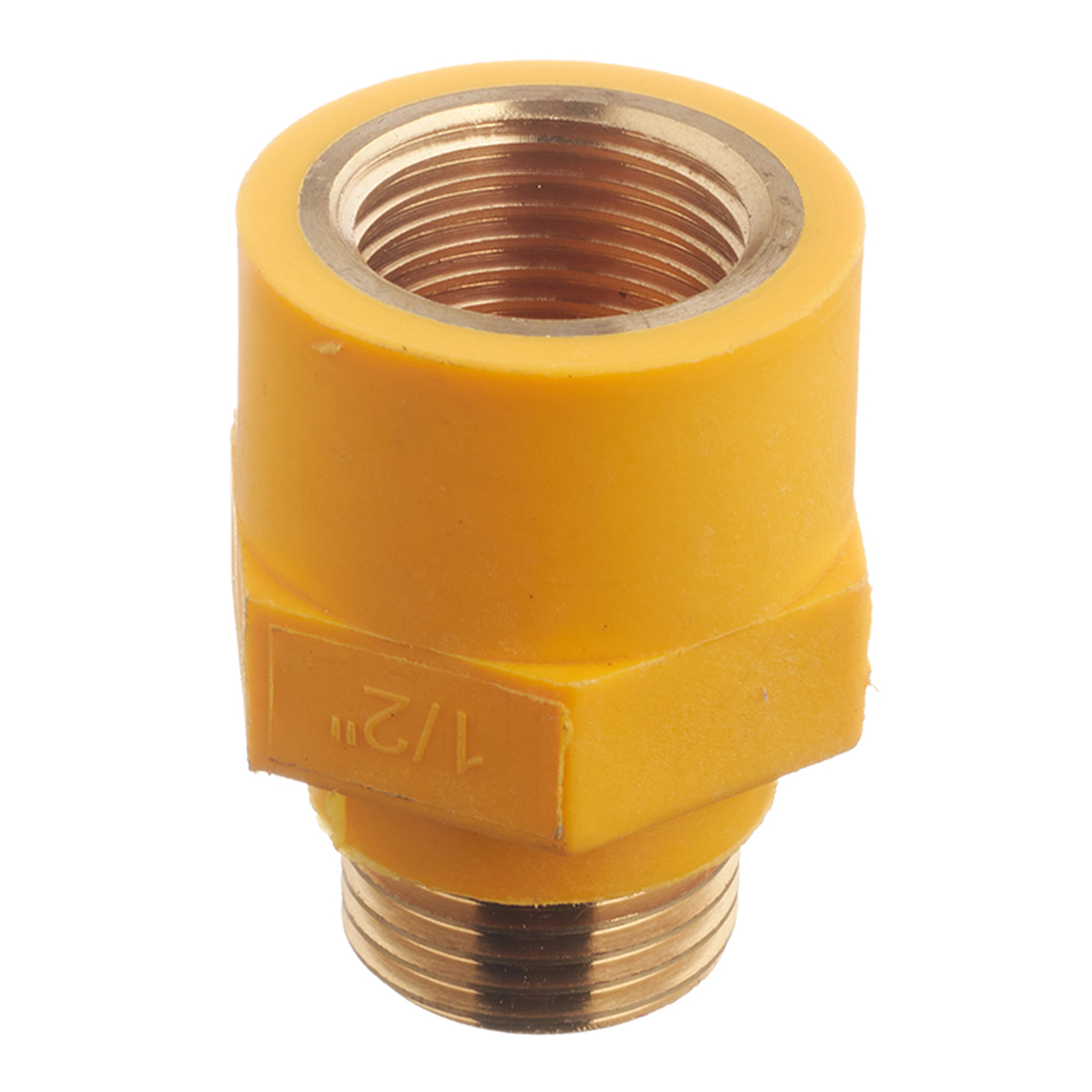 Муфта диэлектрическая прямая 1/2 ВР(г) х 1/2 НР(ш)