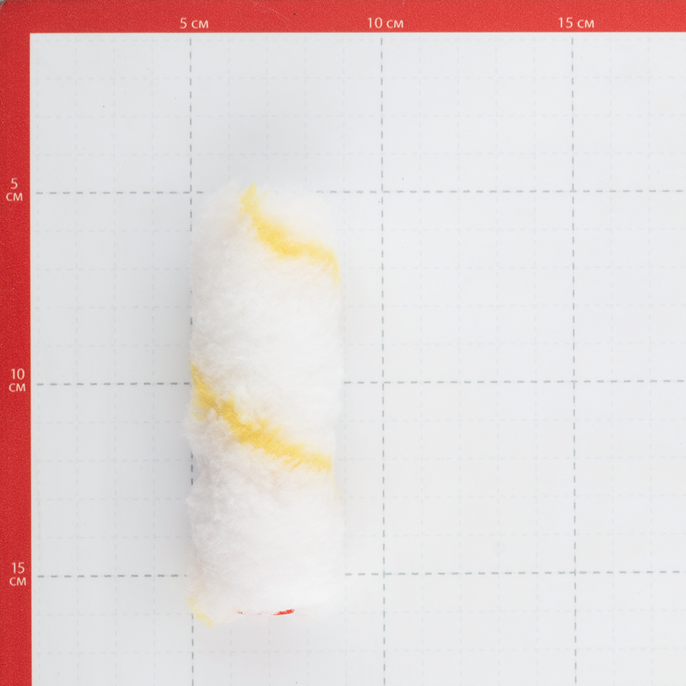 Валик полиэстер 100 мм стержень 6 мм d42 мм ворс 12 мм для водной основы без ручки Beorol Konac (2 шт.)