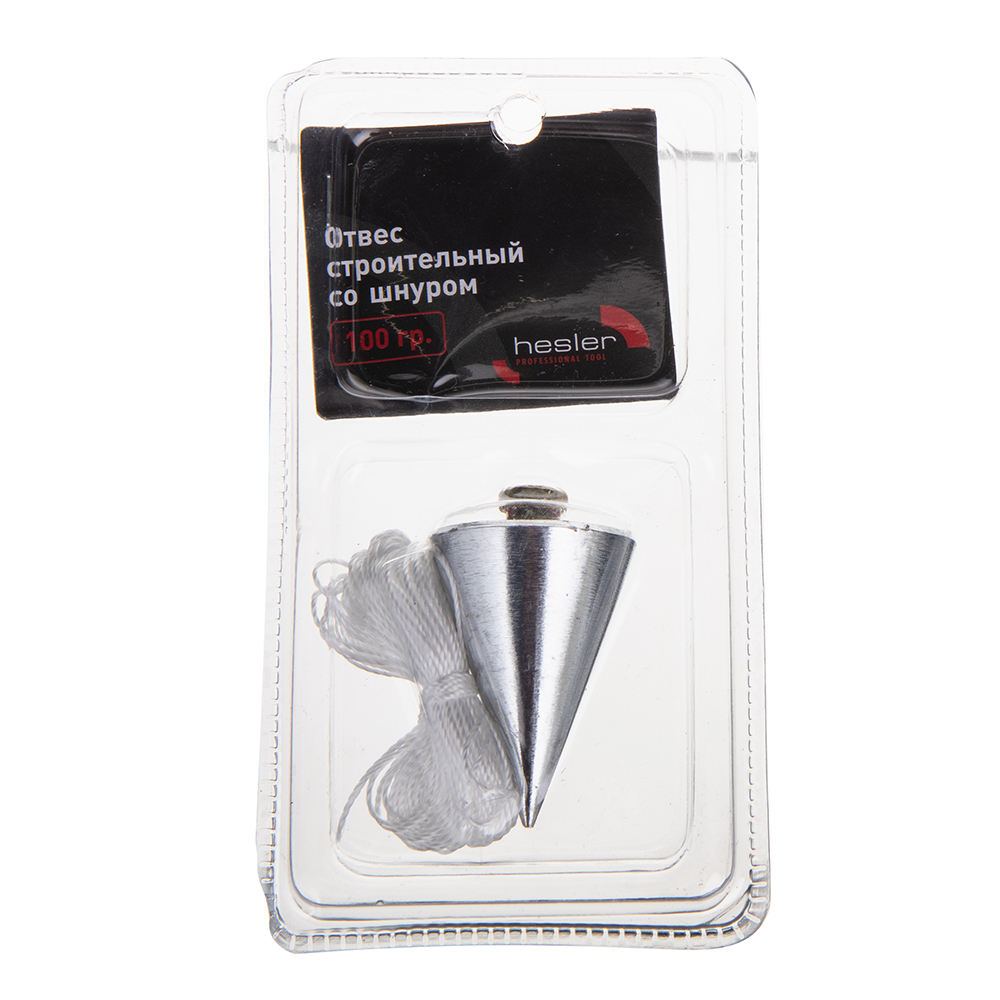 Отвес строительный конусный 100 г Hesler