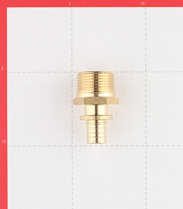 Соединитель прямой Stout 16 мм х 3/4 НР(ш) латунный (SFA-0001-001634)