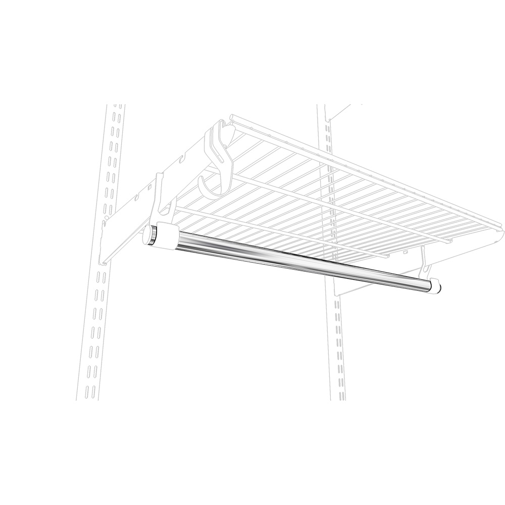 Перекладина для вешалок металлическая 2000 мм Титан-GS